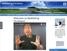 Tablet Screenshot of meditatingchristians.com